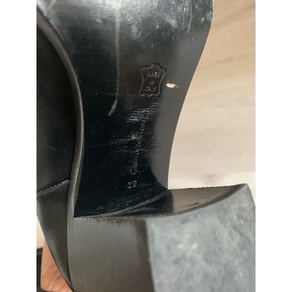 Gianvito Rossi Romney Point-Toe Chelsea Booties Size 39 - Black - Picture 4 of 5